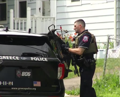 'I was stunned': Neighbor reacts to dog shot with crossbow in Greece neighborhood
